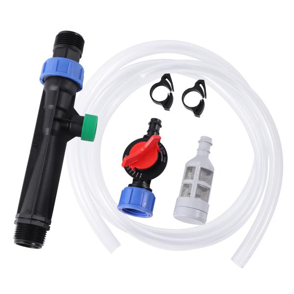 1 / 1.5 / 2 Automatic Fertilizer Injector Male Thread Venturi Fertilization Kit