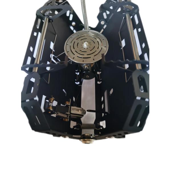 17*4*9cm Stocked Outdoor Gas Stove Portable Camping Stove with Push Button Valves