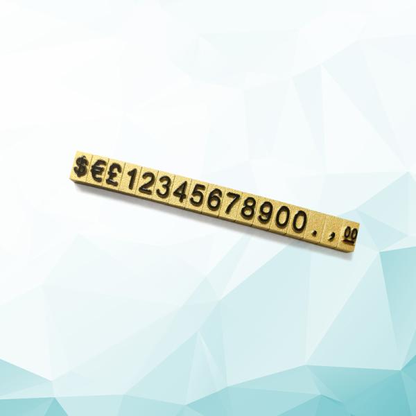 Кубическая форма Чистый черный пластиковый тег для розничных выставок в часовых и ювелирных магазинах