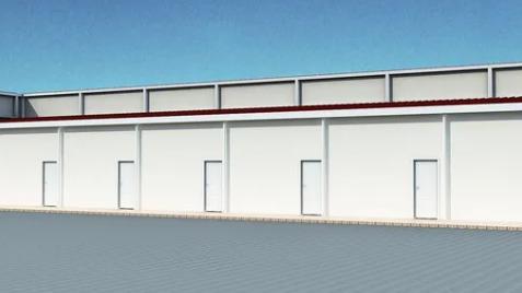 Custom PEB Steel Workshop Manufacturing Plant Warehouse Storage Application