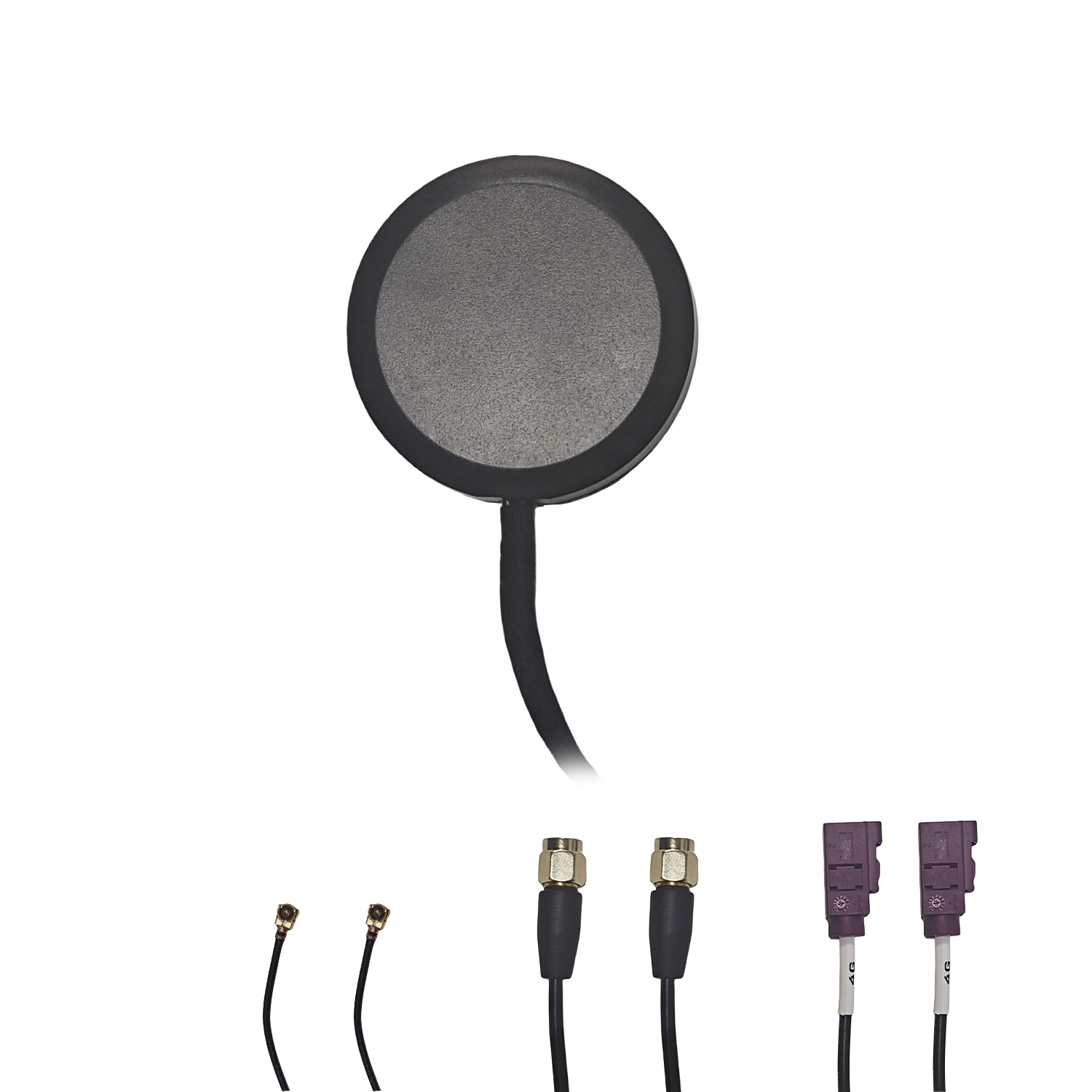 External Car Active WiFi Puck Antenna Dual Band 2.4G 5.8 GHz 5dBi Omni-Directional Mini Screw Mount a Adhesive Antenna