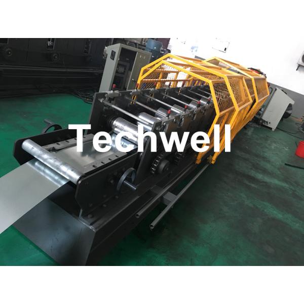Carbon Steel , Galvanized Coil C Section / channel Roll Forming Machine With 1.5-3.0mm Thickness