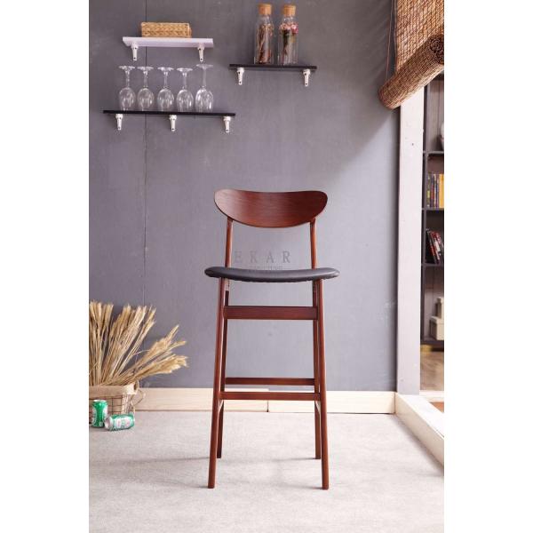 Home Furniture Bar Stool Wooden Bar High Chair