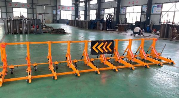 Barreira de trânsito modular MVB A3 portátil de aço para controlo temporário do tráfego e do acesso