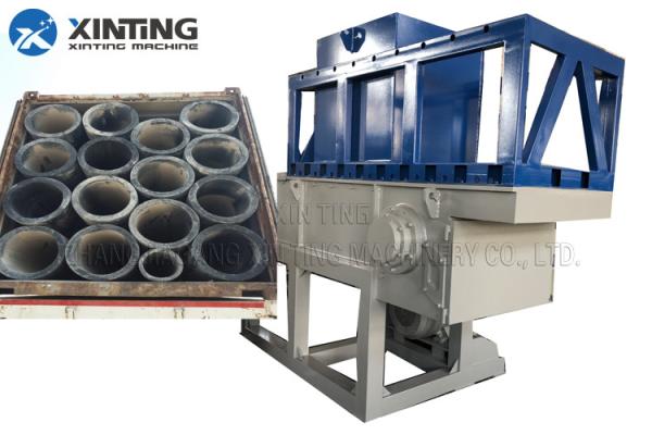 Very Hard Plastic Lump Single Shaft Shredder Crusher Cutting / Cropping Machine