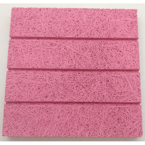 Sala de conferencias RAL Color Acústico Panel de madera de madera Pared decorada