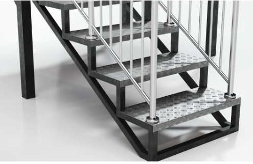 Corrosion Resistant Galvanized Steel Stair Treads with Easy Installation and Customizable Sizes