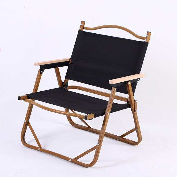 Wooden Frame Oxford Cloth Folding Camping Chair