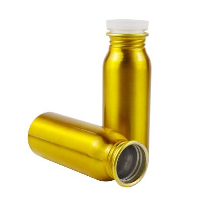 A tampa feita sob encomenda 250ml 500ml esvazia as garrafas de alumínio para óleos essenciais