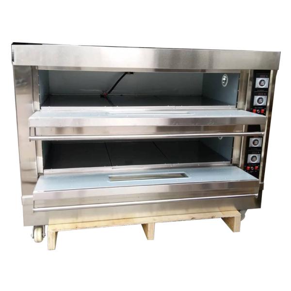 Hot Sales Full Stainless Steel Industrial Bakery Electric 2 Deck 4 Trays Industrial Baking Deck Oven