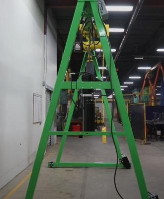Elétrico interno portátil pequeno ou manual dos 2m-10m do guindaste de pórtico da oficina conduzido