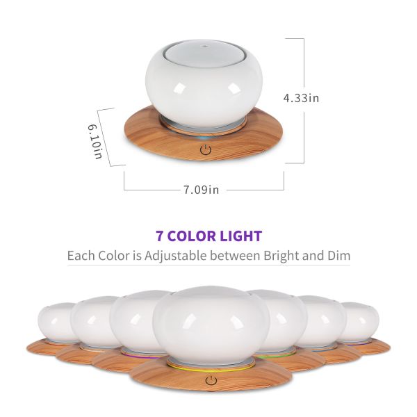 High Quality Humidifier Aromatherapy Essential Oils Humidifier Smart App Control Music Ceramic Porcelain Aroma Diffuser