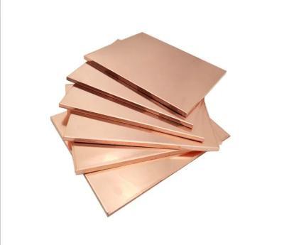 T1 T2 C1100 5mm 6mm Copper Sheet Smooth Surface For Industry