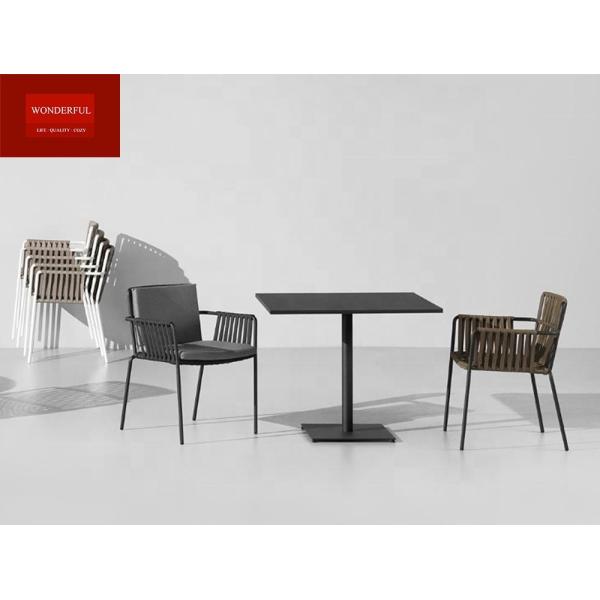 Home Used Outdoor Dining Chair with Customized Good Standard Rope and Foldable Design