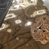 A prata de aço inoxidável da folha da onda de água da decoração lustrou SUS430 a largura Magnatic