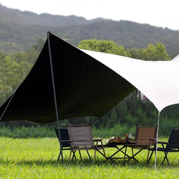 Thickened Oxford Cloth Lightweight Camping Canopy Multi Purpose Rainproof Sun Protection Awning