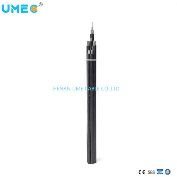0.6/1kv Duplex Service Drop ABC Cable AAC Phase Conductor / AAAC Neutral Conductor Power Cable Electrical Wire