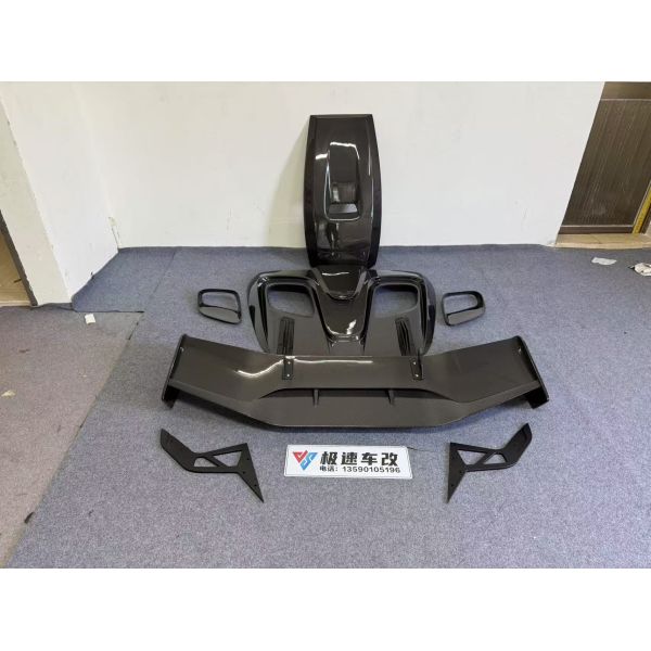 A90 Toyota Supra Body Kit Carbon Fiber Spoiler Wing Rear Trunk High Wing Spoiler