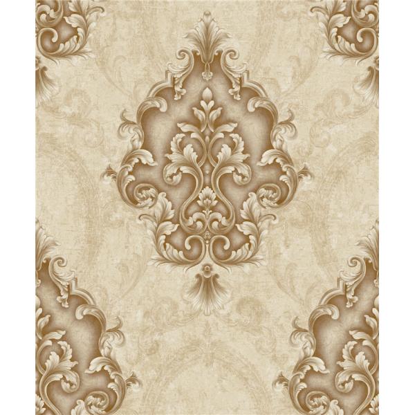 Striped Pattern American Style Wallpaper Waterproof For Living Room , SGS CE Listed