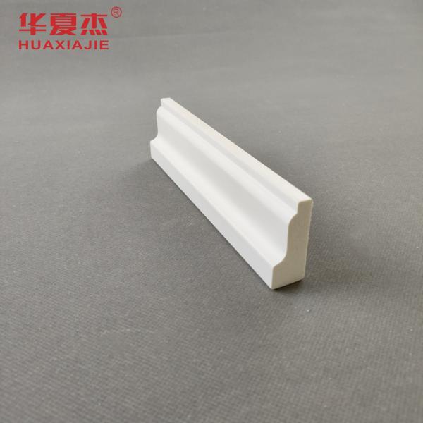 Moldes de telhas branco vinil 12ft decoração PVC moldagem perfil material de construção