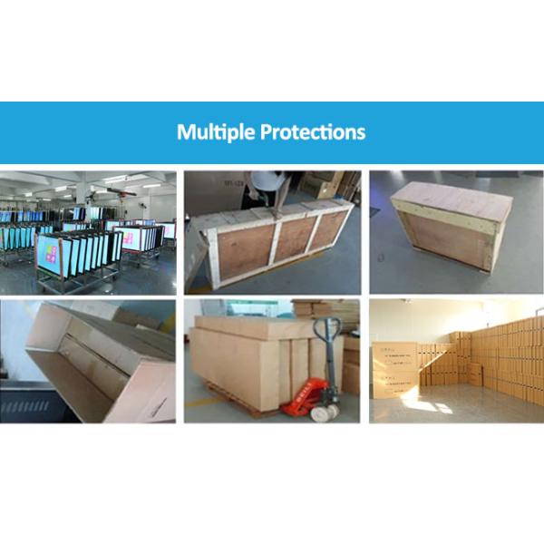 стойка пола сенсорного экрана 65 дюймов с 1080p дисплеем, дисплей киоска цифров с монитором инфракрасн андроида 4K полным HD