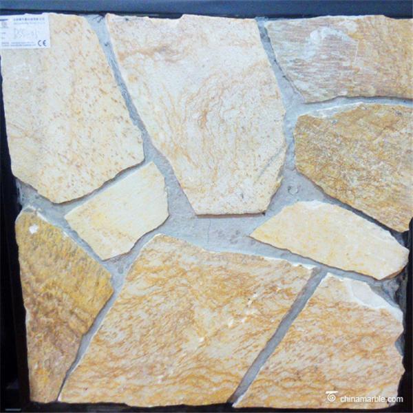 Cement / Concrete Backed Natural Stone Wall Cladding Panel Moisture Resistant