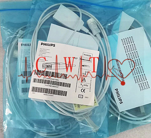 NIBP SPO2 ECG Machine Parts PHiliph M1668A Ecg Cables And Leadwires