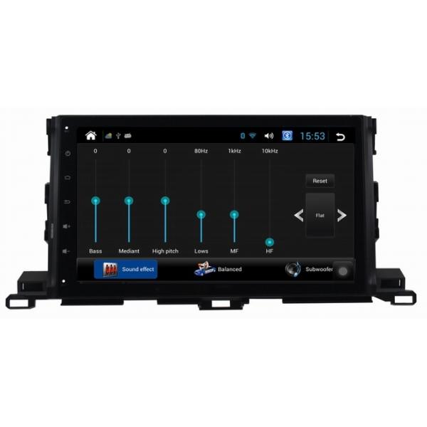 Ouchuangbo 10.1 inch android 4.2 Toyota Highlander 2015 car mulimedia DVD gps radio support swc MP3 4 core