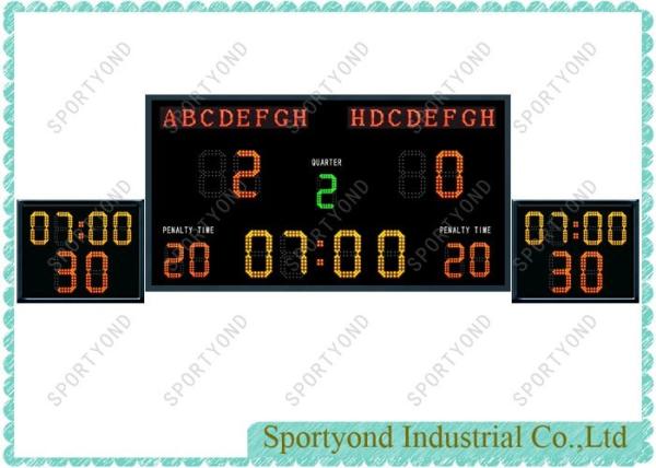 Electronic Waterpolo Scoreboard With Count Shot Clock In Swiming Pool Field