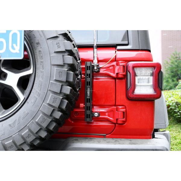 High- Universal 4x4 Off Road Accessories Roof Rack Mount Flagpole Antenna Holder Bracket for Jeep Wrangler