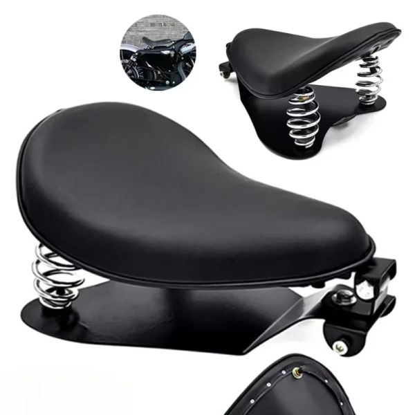Motorcycle Solo Seat Baseplate Spring Seat Pad Saddle Bracket for Harley Sportster Honda Yamaha Suzuki Bobber Chopper