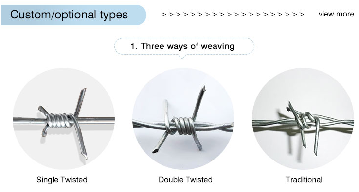 2.5mm Galvanized Anti Climb Barbed Razor Wire for Protective Construction