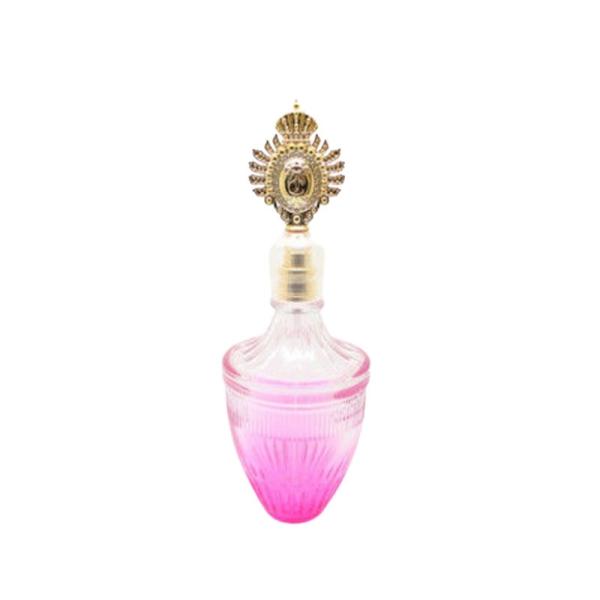 Garrafa de perfume de vidro dos cuidados pessoais 100ml com Spayer dourado e tampões