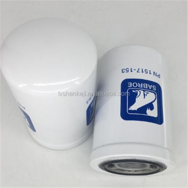 Cartucho Filtro de óleo refrigerante Fibra de vidro 1517-153 99,99 %