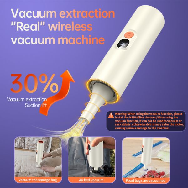 ABS 14000Pa Car Vacuum Cleaner Cordless Deep Clean Vacuum Cleaner