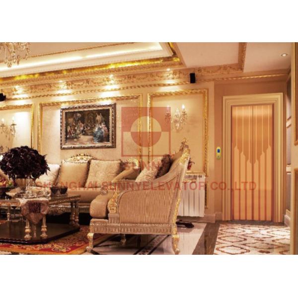 牽引のタイプ小さい家のエレベーター/建物はエレベーターの節電の設計を持ち上げます