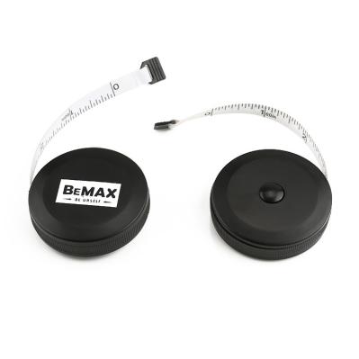 a fita métrica do automóvel de 1.5M Handcraft Pocket Black retrai com aba plástica