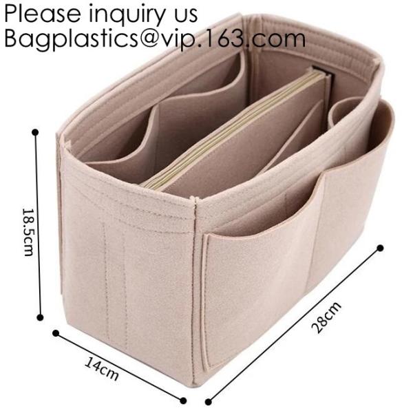 Customized Size Wholesale Felt Baby Diaper Bag,Multi-colored felt baby diaper caddy organizer with PU handle Multiple La