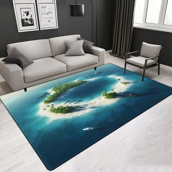 Best quality Customized size office carpet living room area rug landscape pattern Factory direct sale