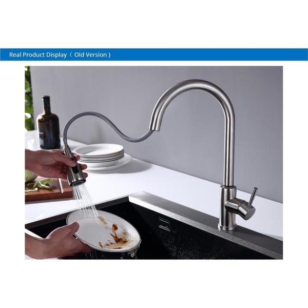 Краны кухни нержавеющей стали умной разбрызгивающей головки двойственной функции кран кухни IPX5 твердые