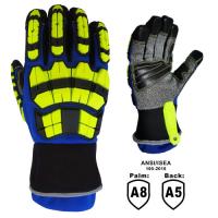 Le NIVEAU A8 de norme ANSI résistant a coupé le produit hydrofuge résistant de gants de travail