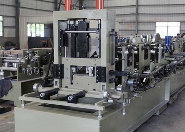 Galvanized Steel Sheet C Z Purlin Roll Forming Machine Quick Interchangeable
