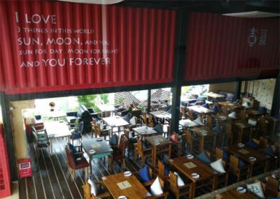 Restaurante de alta qualidade do contentor, restaurante moderno do recipiente do estilo