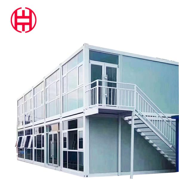 20Ft Flat Pack Modular Prefab Houses Escritório Showroom Container Escritório em Design Moderno