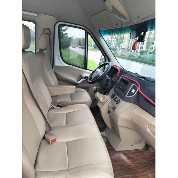 JAC Mini Bus Second Hand Xingrui Isuzu Engine 17 Seats leather Luxury Transport