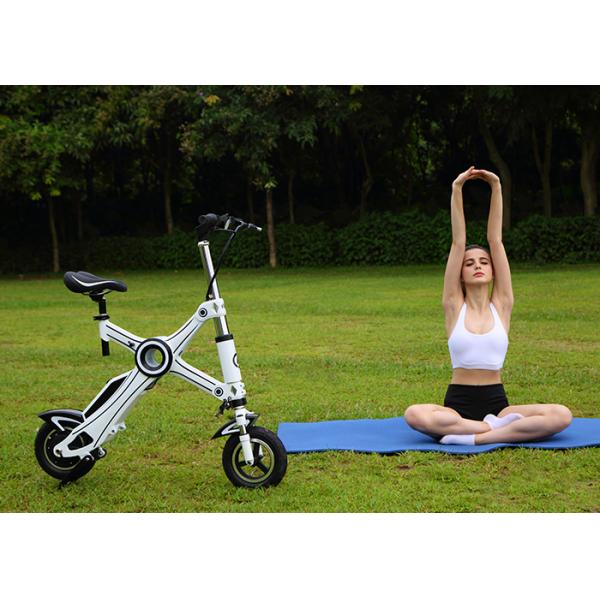 Lithium Battery 36V Two Wheel Electric Bike , Foldable Electric Bikes For Adults
