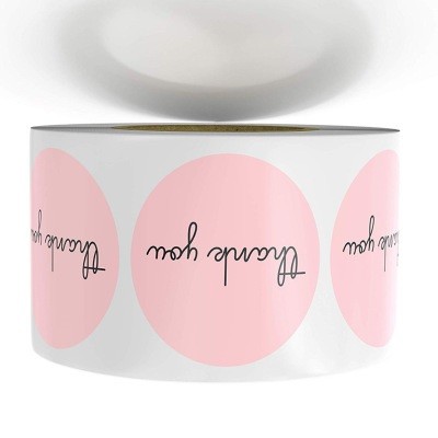 Permanent PMS Spot Color Self Adhesive Round Stickers