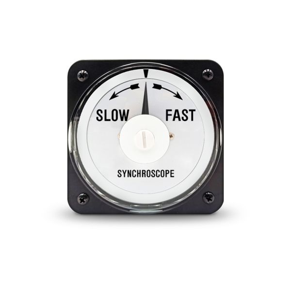 Analog Synchroscope Meter | Iron Zinc-Plated Synchronization Indicator for Marine & Oilfield Applications
