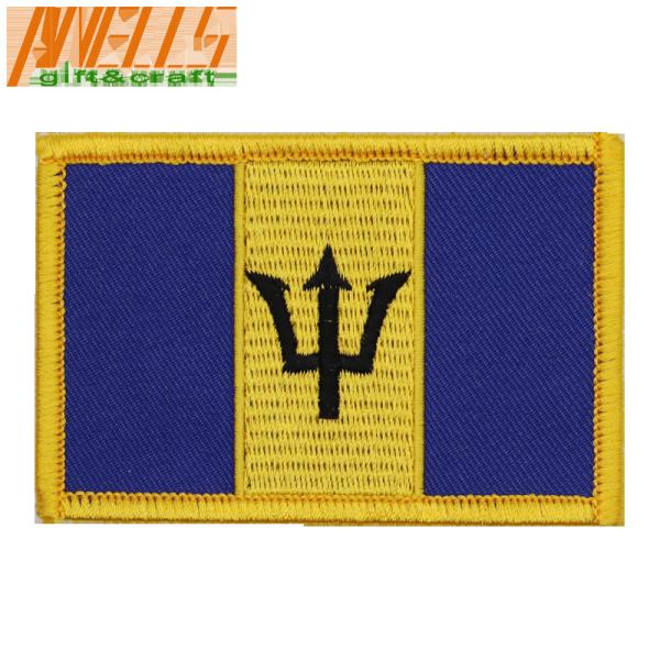Sri Lanka International Country Flag Patch Sinhalese Ceylon Lion Embroidered Applique Iron-on Tactical Morale Patch