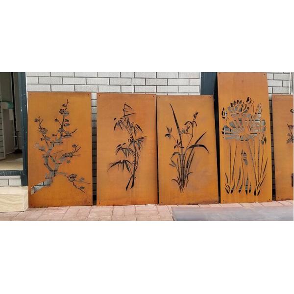Tree Of Life Corten Steel Privacy Screen Wall Panels OEM ODM